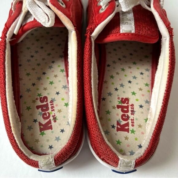 Keds Y2K Retro Moxie Mule Slip On Lace Up Tomato Girl Red Sneakers Size 7.5 - Picture 12 of 12